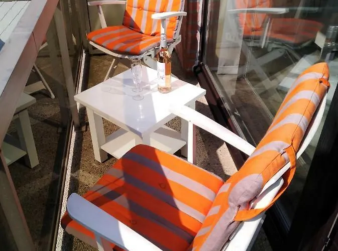 公寓 Studio Center Of W/parking & South Terrace 奥斯滕德